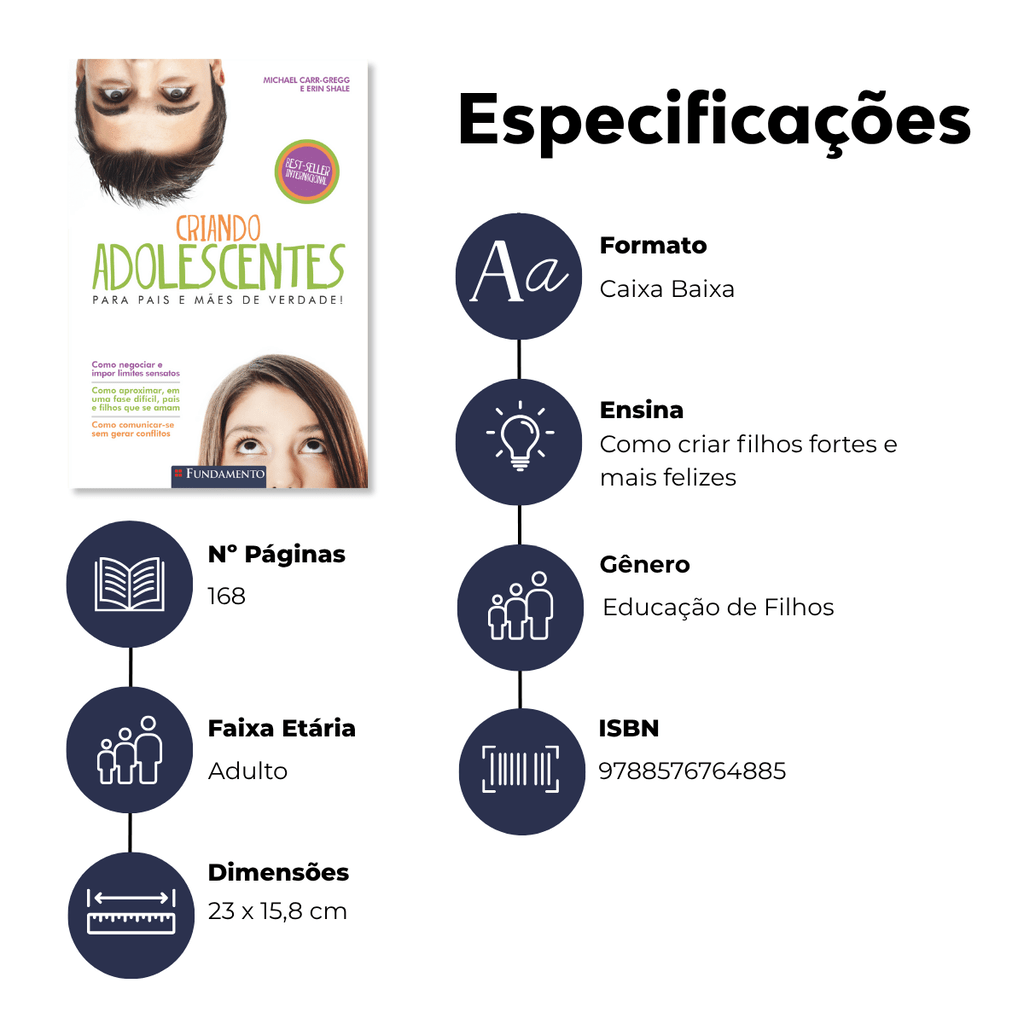Criando Adolescentes - 3ª Edicao - Editora Fundamento livro_infantil