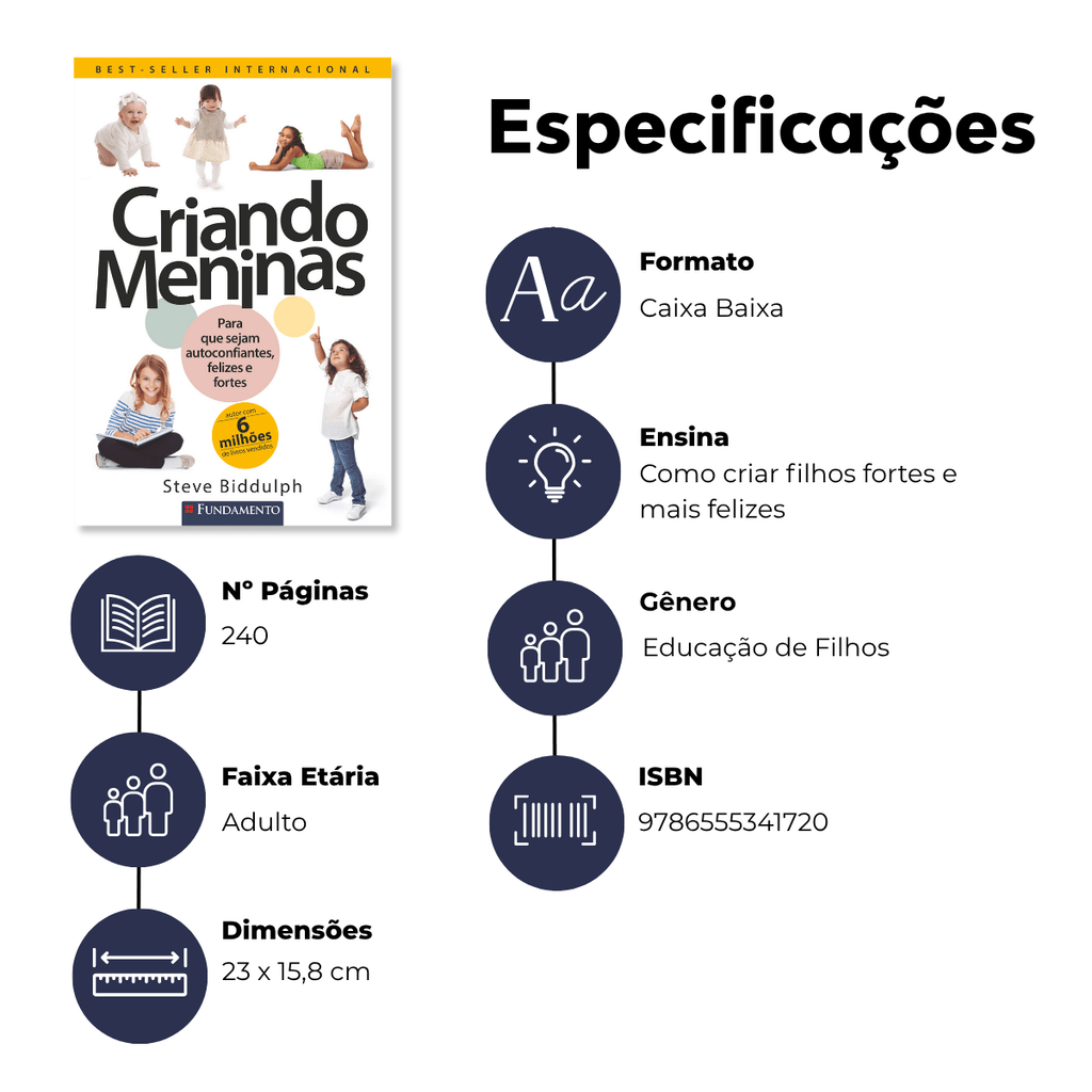Criando Meninas - Editora Fundamento livro_infantil