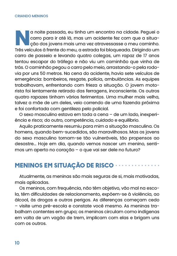 Criando Meninos - Editora Fundamento livro_infantil