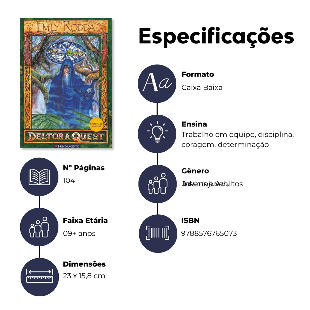Deltora 1.7 - o Vale dos Perdidos - Editora Fundamento livro_infantil