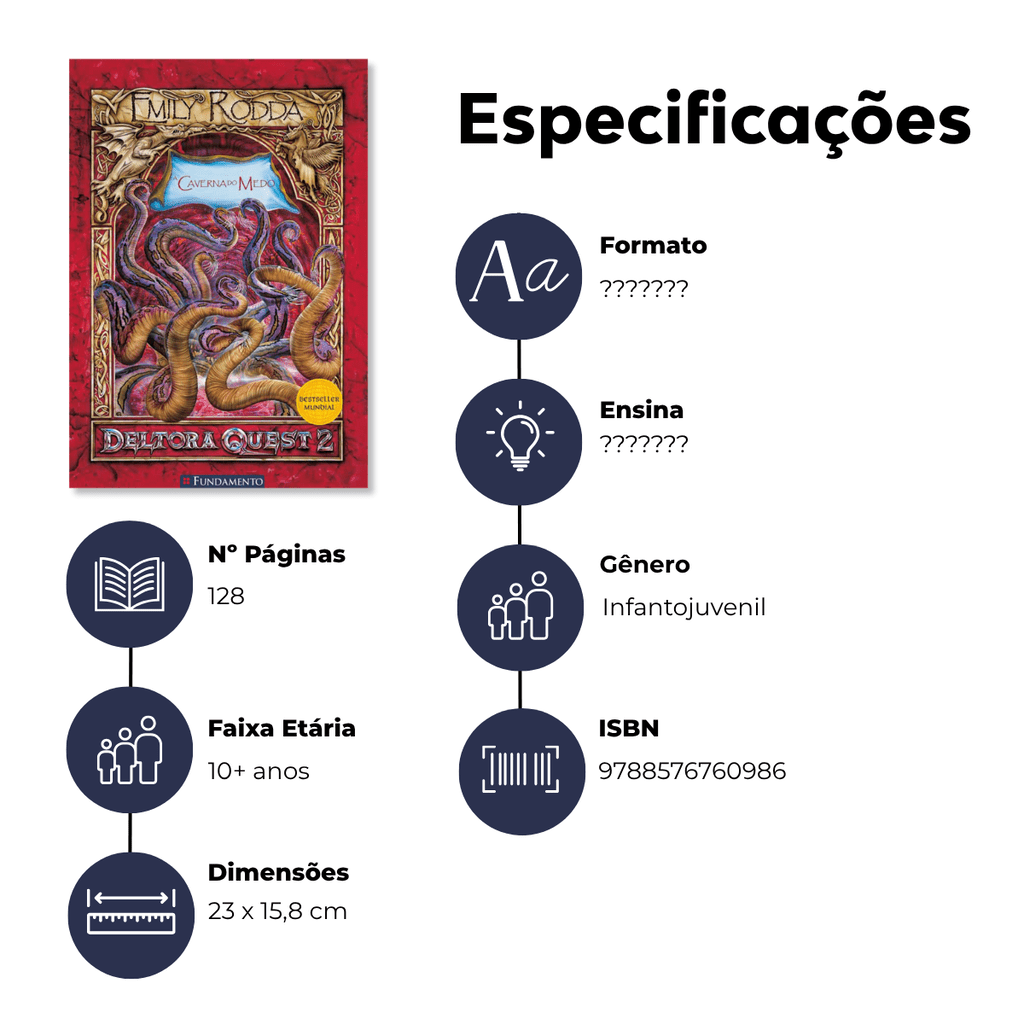 Deltora 2.1 - a Caverna do Medo - Editora Fundamento livro_infantil