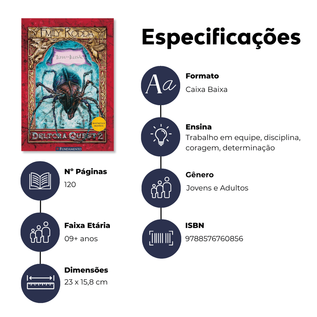 Deltora 2.2 - a Ilha da Ilusão - Editora Fundamento livro_infantil