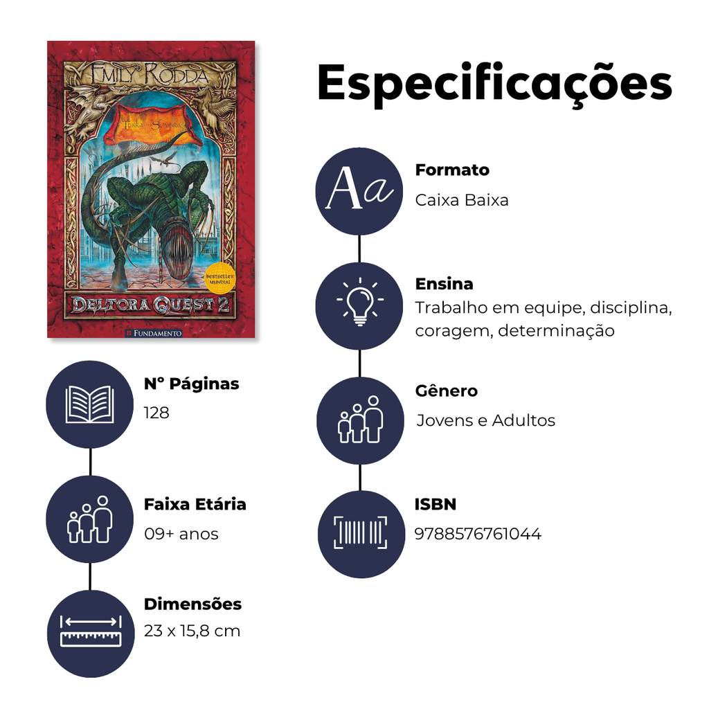 Deltora 2.3 - a Terra das Sombras - Editora Fundamento livro_infantil