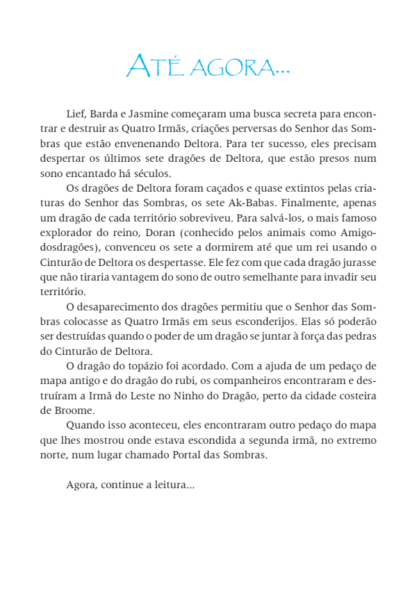 Deltora 2.3 - a Terra das Sombras - Editora Fundamento livro_infantil