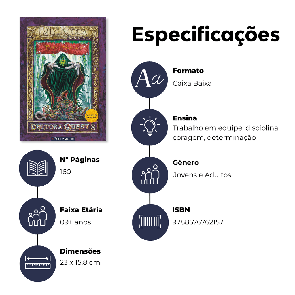 Deltora 3.2 - o Portal das Sombras - Editora Fundamento livro_infantil