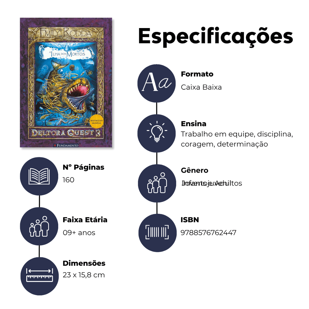 Deltora 3.3 - a Ilha dos Mortos - Editora Fundamento livro_infantil