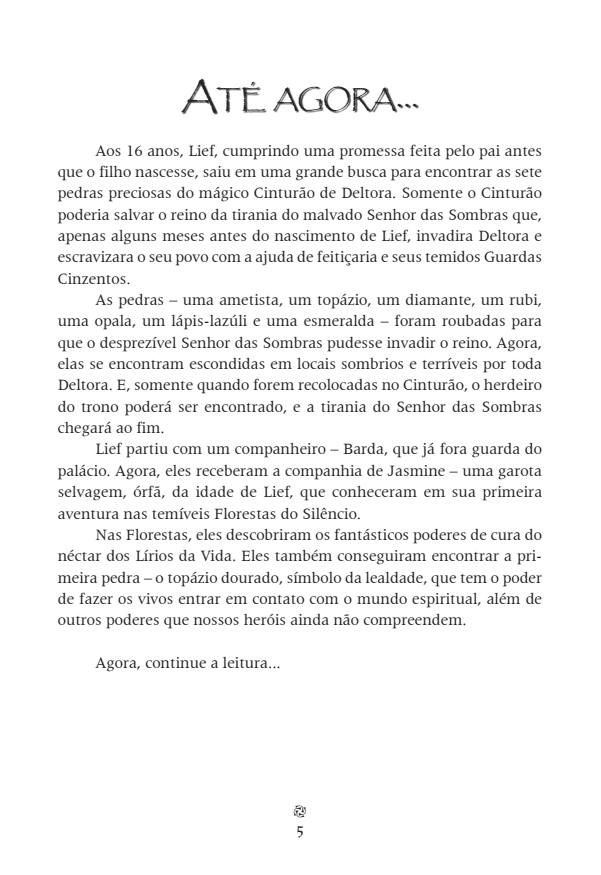 Deltora Quest 1.2 - o Lago das Lágrimas - Editora Fundamento livro_infantil