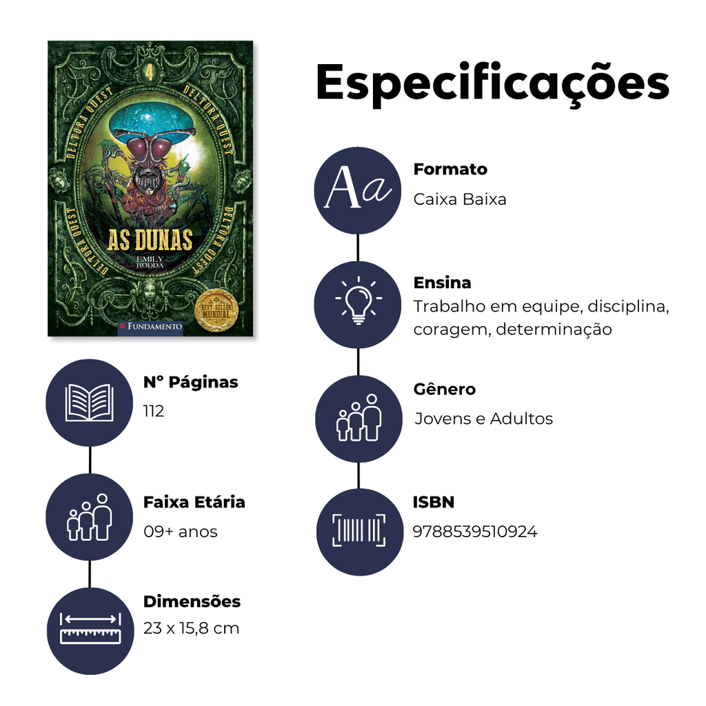 Deltora Quest 1.4 - As Dunas - Editora Fundamento livro_infantil