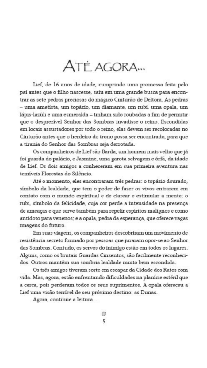 Deltora Quest 1.4 - As Dunas - Editora Fundamento livro_infantil