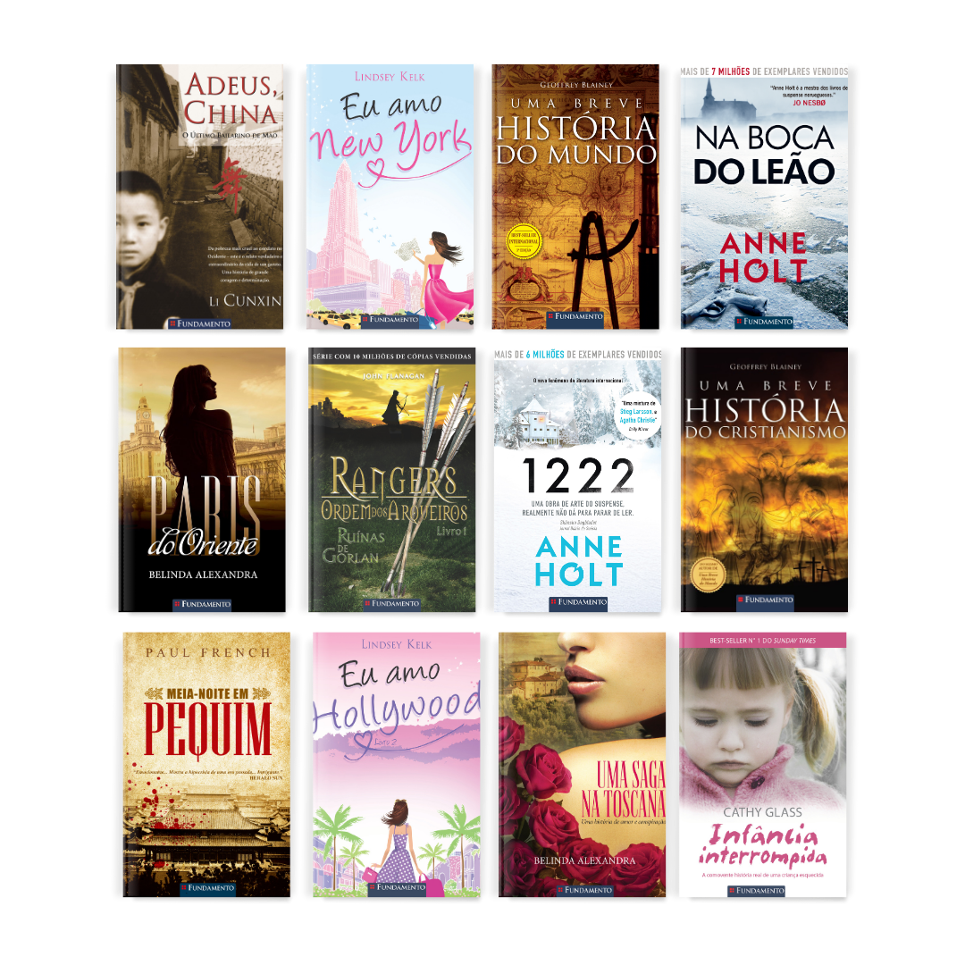 Desafio 12 Livros em 12 Meses - Adulto - Suspense e Romance - Editora Fundamento livro_infantil