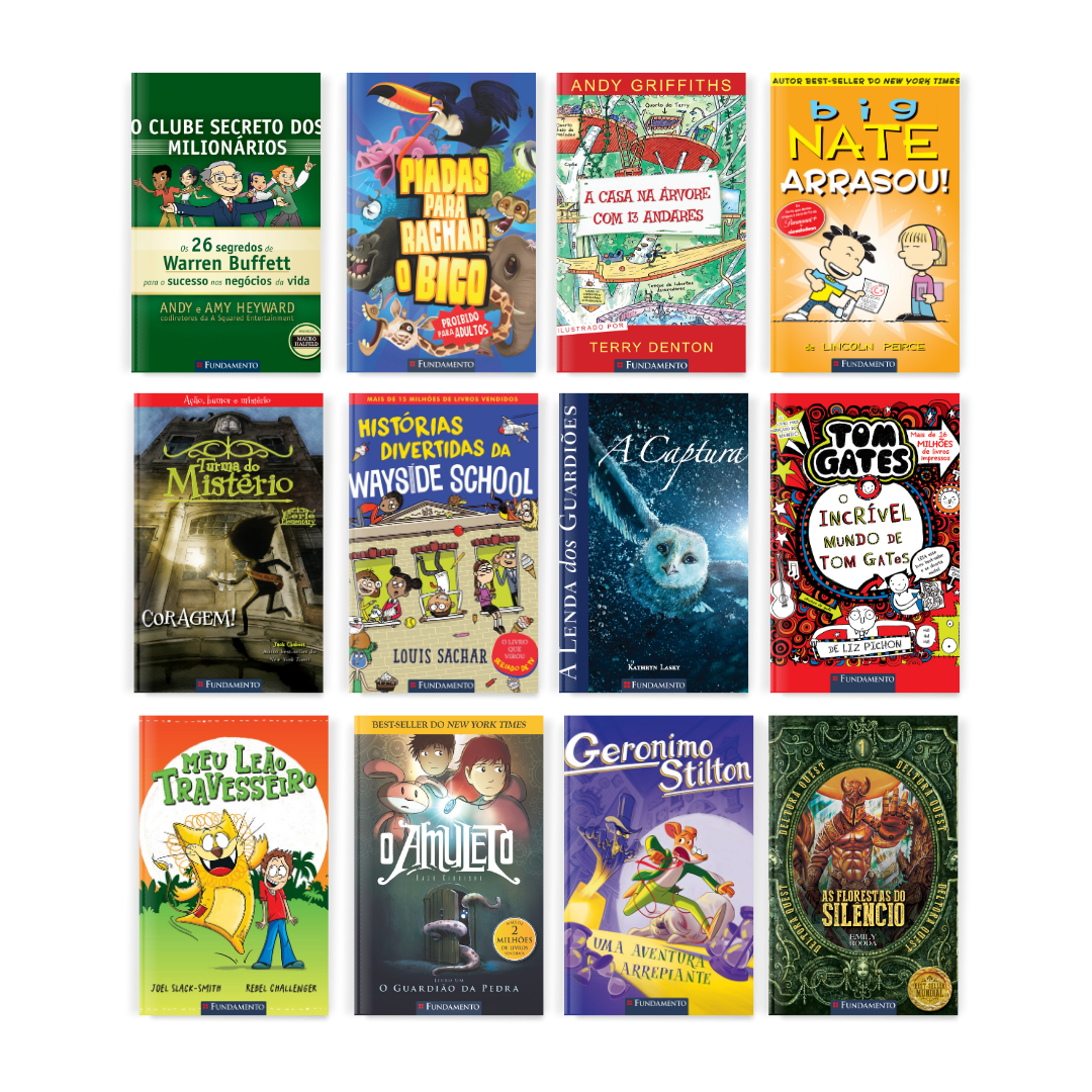 Desafio 12 Livros em 12 Meses - Infantojuvenil - Editora Fundamento livro_infantil