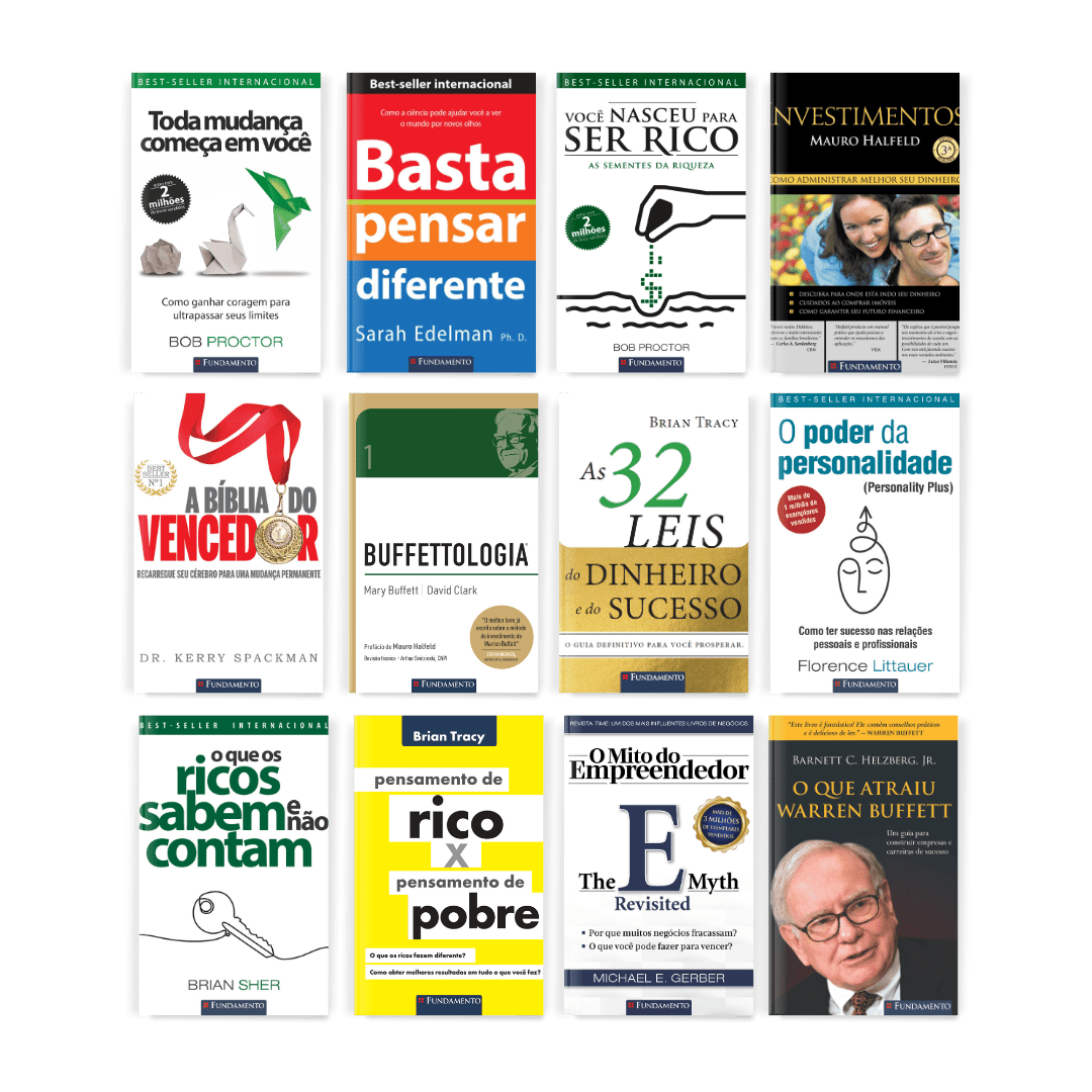 Desafio 12 Livros em 12 Meses - Investidor / Sucesso Pessoal - Editora Fundamento livro_infantil