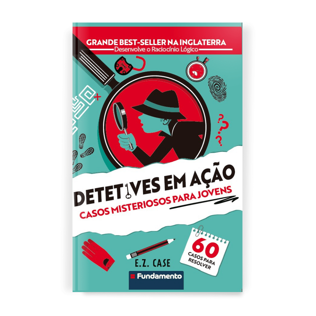 Detetives em Ação: Casos Misteriosos para Jovens - Editora Fundamento livro_infantil