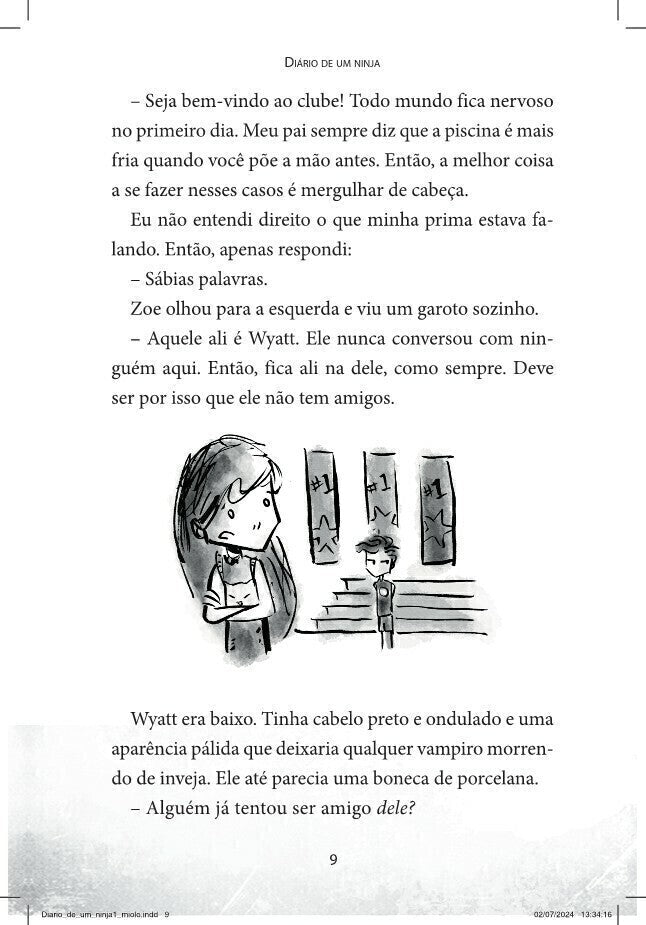 Diário de Um Ninja 1 - Editora Fundamento livro_infantil