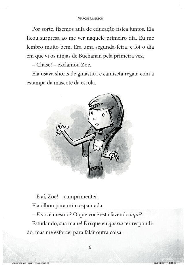 Diário de Um Ninja 1 - Editora Fundamento livro_infantil