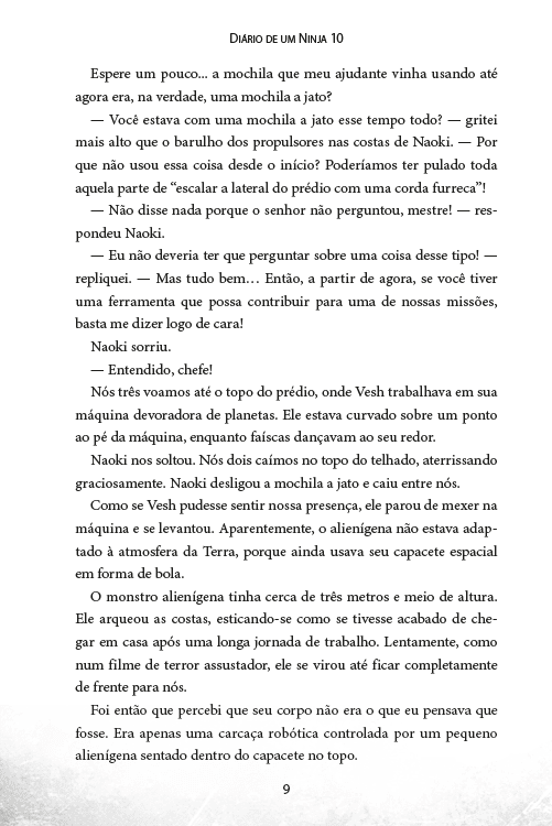 Diário de Um Ninja 10: Aliados por Acaso - Editora Fundamento livro_infantil