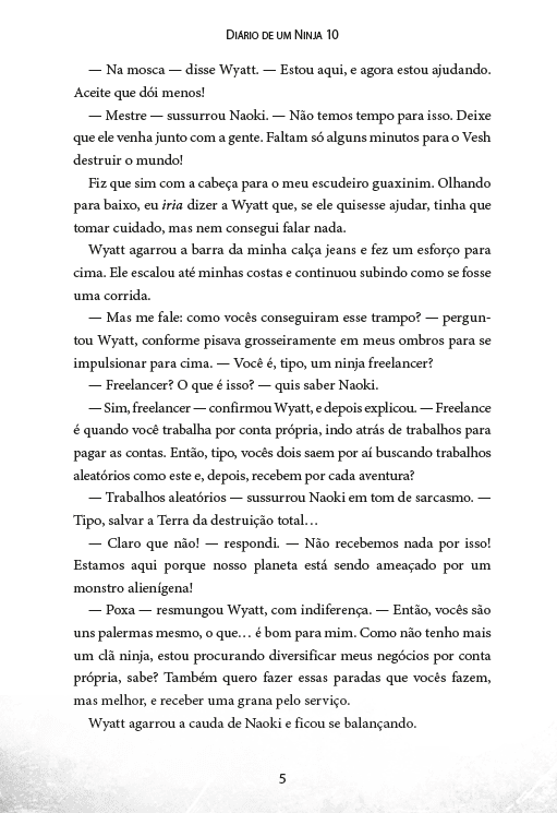 Diário de Um Ninja 10: Aliados por Acaso - Editora Fundamento livro_infantil