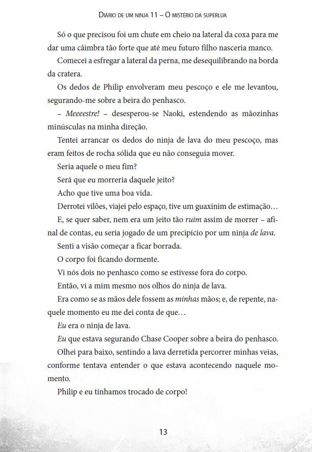 Diário de Um Ninja 11: o Mistério da Superlua - Editora Fundamento livro_infantil