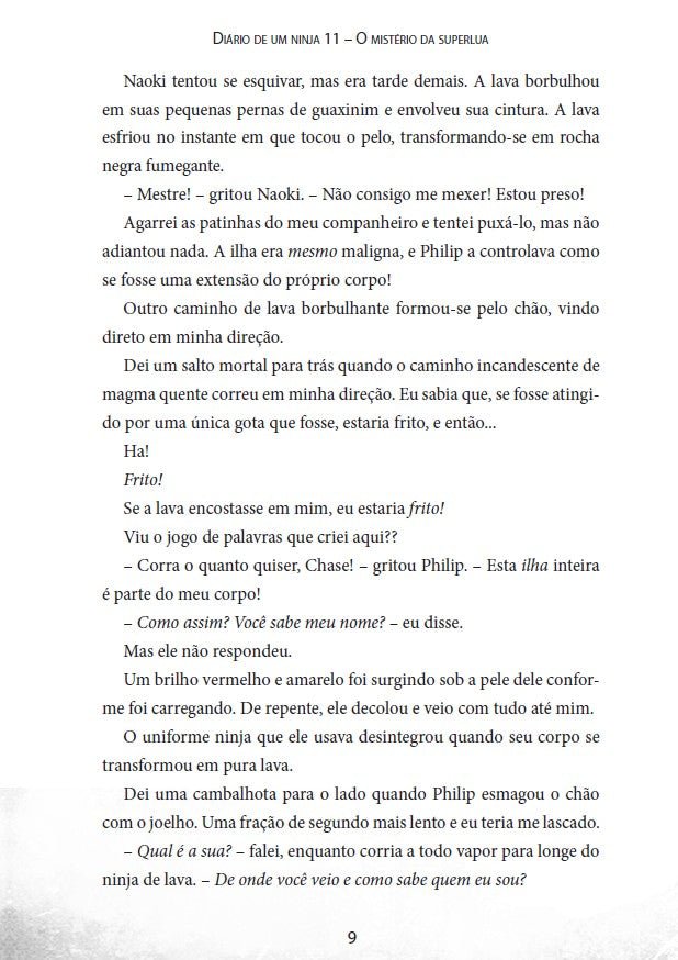 Diário de Um Ninja 11: o Mistério da Superlua - Editora Fundamento livro_infantil