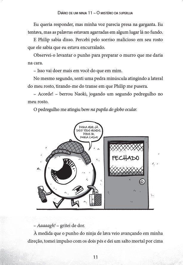 Diário de Um Ninja 11: o Mistério da Superlua - Editora Fundamento livro_infantil