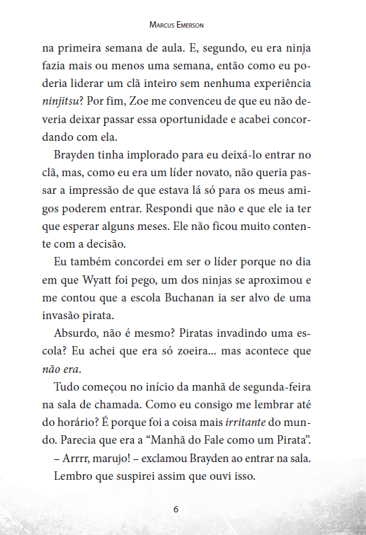 Diário de Um Ninja 2: Invasão Pirata - Editora Fundamento livro_infantil