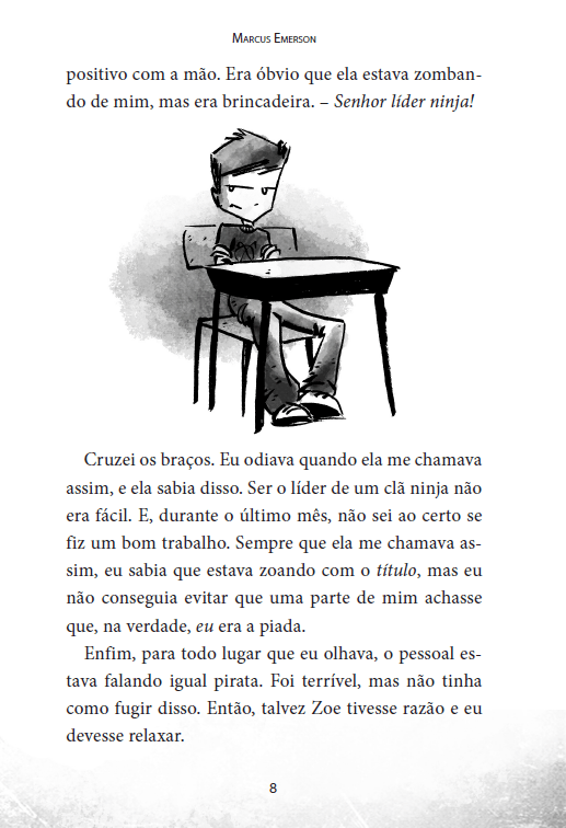 Diário de Um Ninja 2: Invasão Pirata - Editora Fundamento livro_infantil