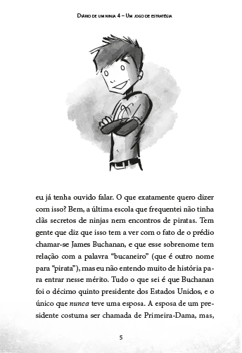 Diario de Um Ninja 4: Um Jogo de Estratégia - Editora Fundamento livro_infantil