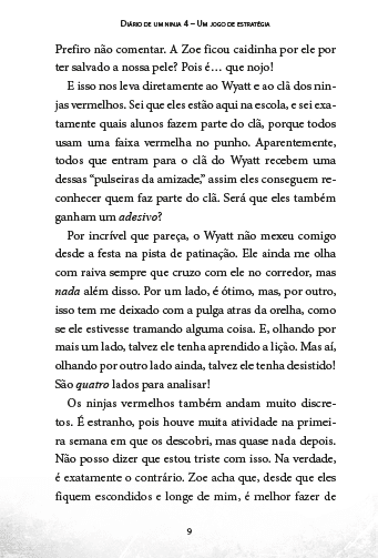 Diario de Um Ninja 4: Um Jogo de Estratégia - Editora Fundamento livro_infantil