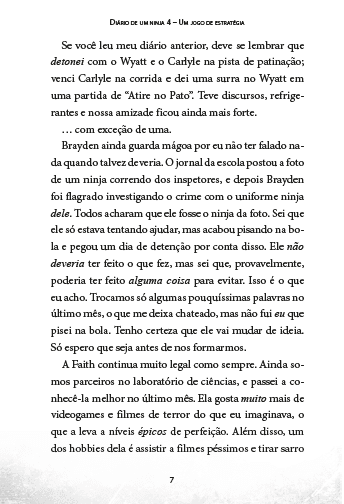 Diario de Um Ninja 4: Um Jogo de Estratégia - Editora Fundamento livro_infantil
