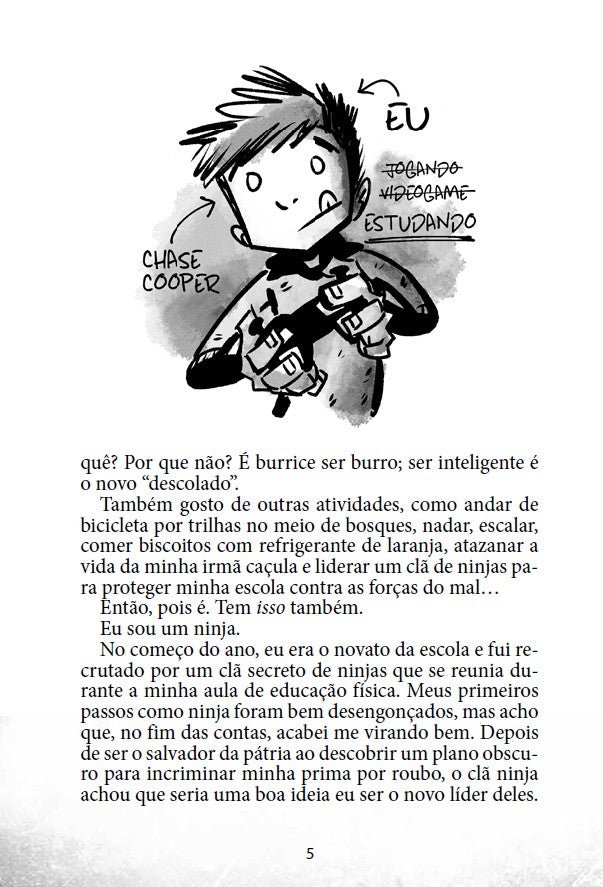 Diário de Um Ninja 5: o Mistério do Show de Talentos - Editora Fundamento livro_infantil