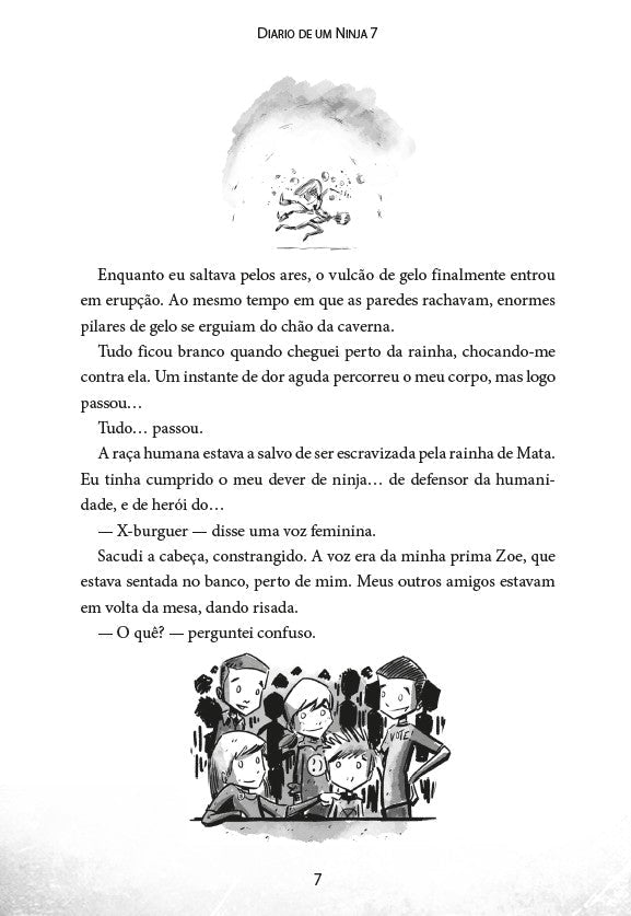 Diário de Um Ninja 7: Os Caçadores de Confusão - Editora Fundamento livro_infantil
