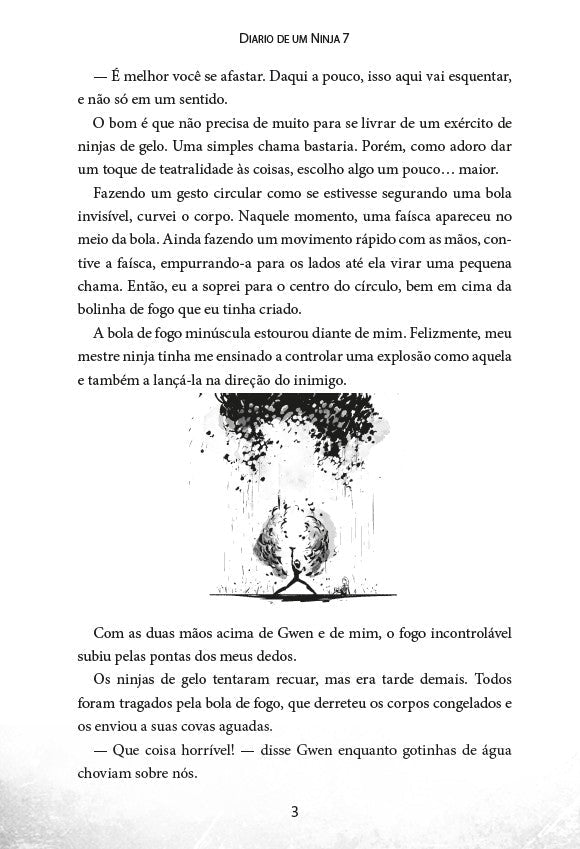 Diário de Um Ninja 7: Os Caçadores de Confusão - Editora Fundamento livro_infantil