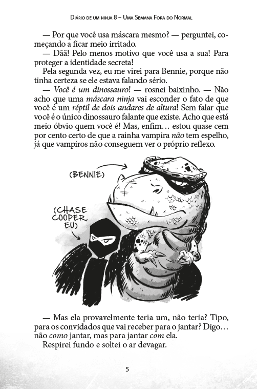 Diário de Um Ninja 8: Uma Semana Fora do Normal - Editora Fundamento livro_infantil