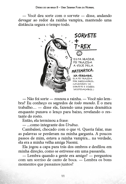 Diário de Um Ninja 8: Uma Semana Fora do Normal - Editora Fundamento livro_infantil