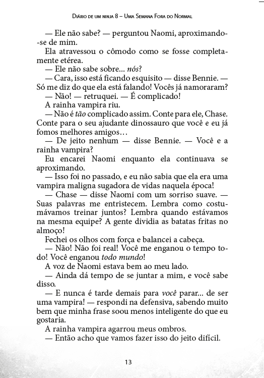 Diário de Um Ninja 8: Uma Semana Fora do Normal - Editora Fundamento livro_infantil
