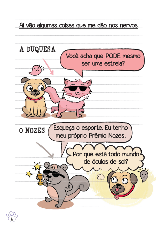 Diário de Um Pug: a Estrela do Esporte - Editora Fundamento livro_infantil