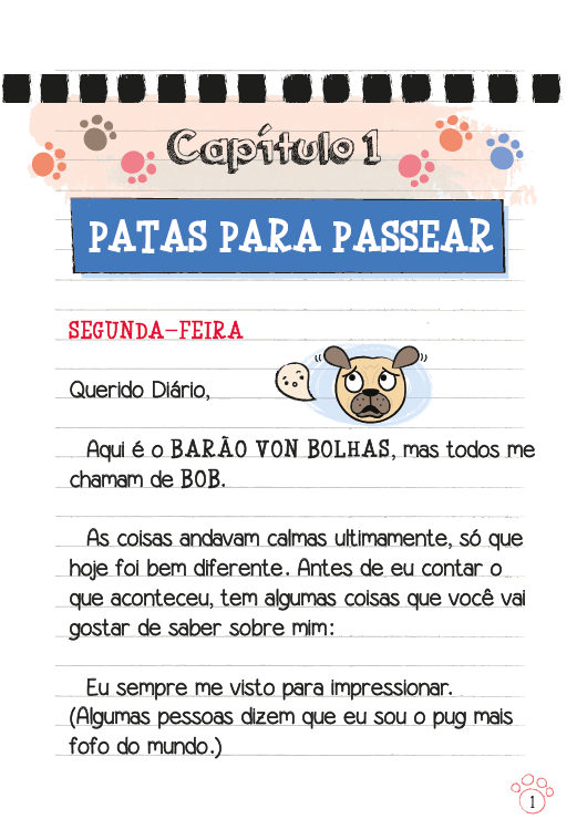 Diário de Um Pug: Bob Ajuda Os Animais - Editora Fundamento livro_infantil