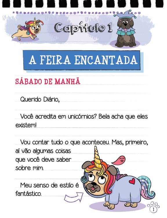 Diário de Um Pug - Bob, o Unicórnio - Editora Fundamento livro_infantil