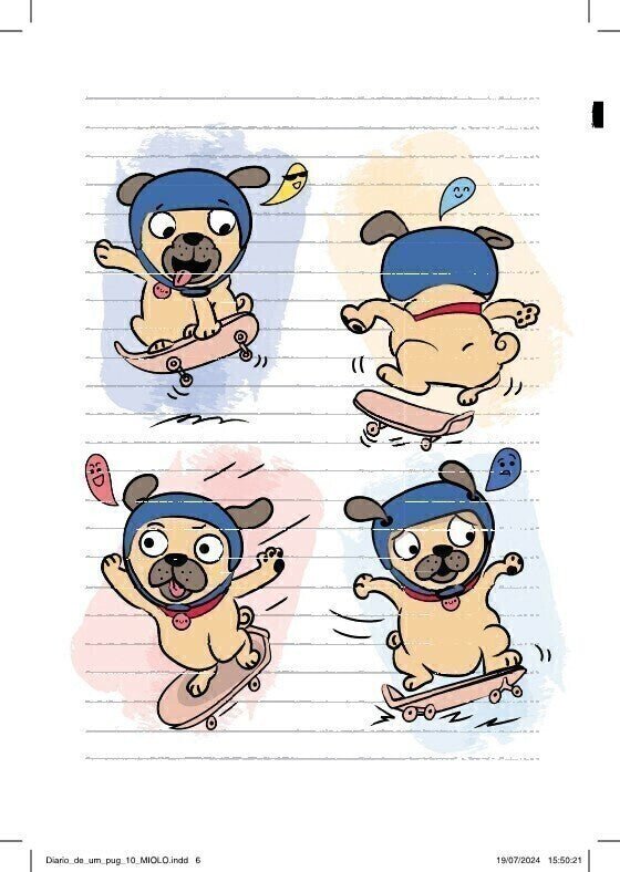 Diário de Um Pug: Pug na Praia - Editora Fundamento livro_infantil