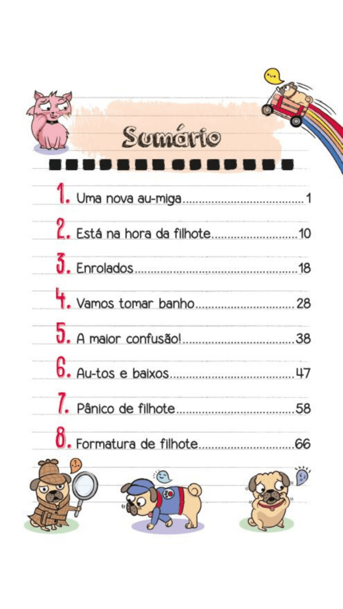 Diário de Um Pug: Uma Nova Filhote - Editora Fundamento livro_infantil