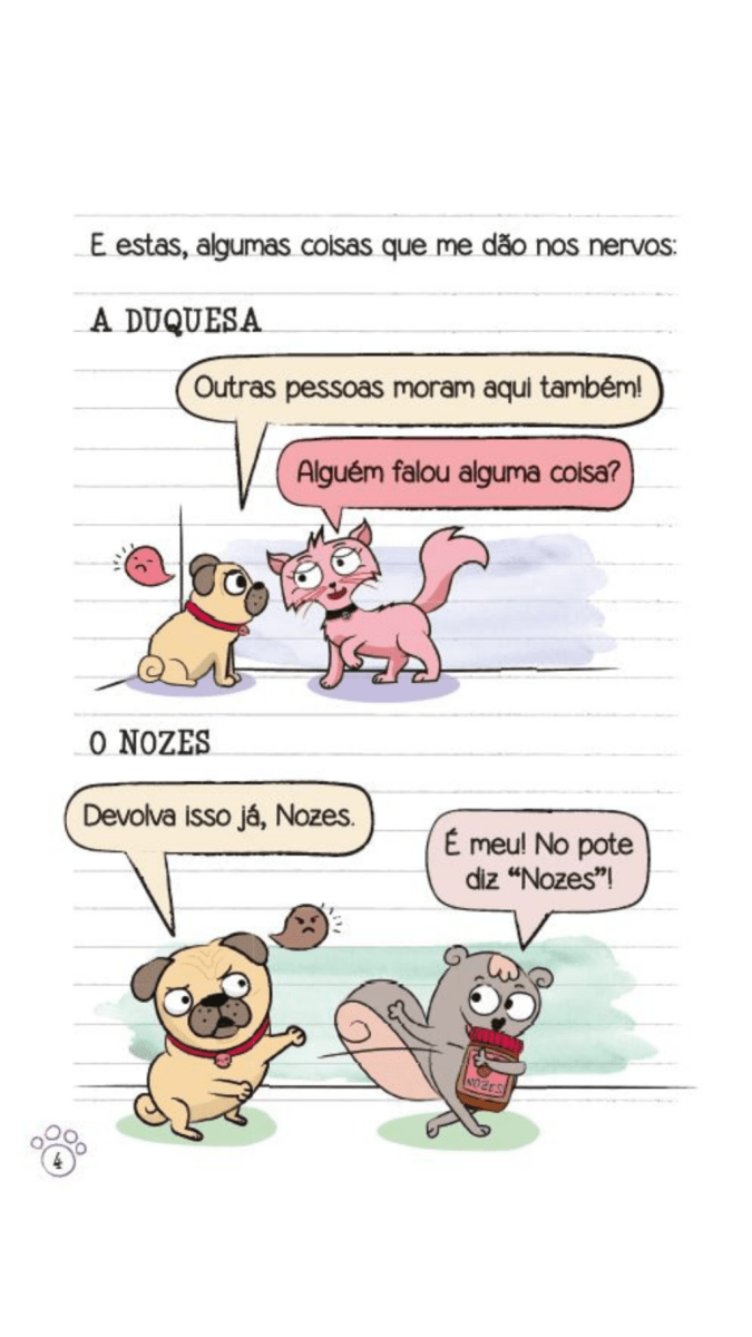 Diário de Um Pug: Uma Nova Filhote - Editora Fundamento livro_infantil