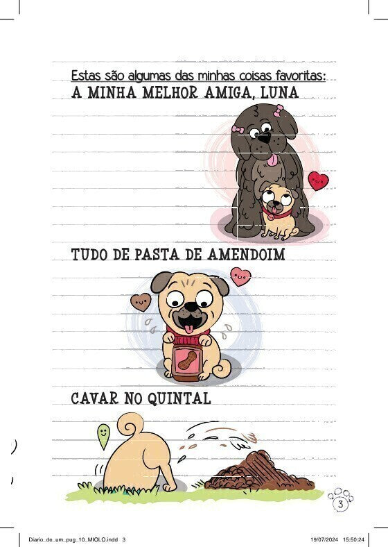 Diário de Um Pug: Pug na Praia