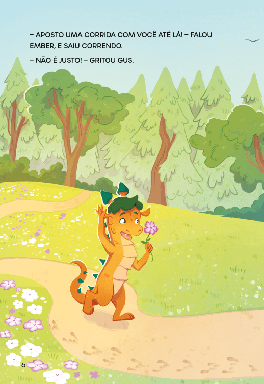 Dragon Hill 01: Ember, a Dragoa de Fogo - Editora Fundamento livro_infantil