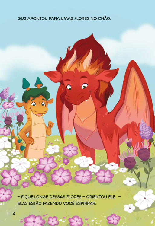 Dragon Hill 01: Ember, a Dragoa de Fogo - Editora Fundamento livro_infantil