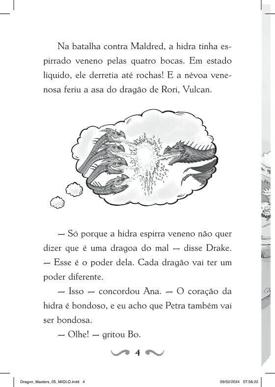 Dragon Masters 05: a Dragoa Venenosa - Editora Fundamento livro_infantil