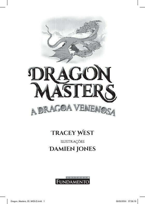 Dragon Masters 05: a Dragoa Venenosa - Editora Fundamento livro_infantil