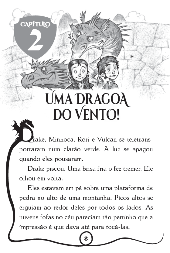 Dragon Masters 20: a Dragoa do Vento - Editora Fundamento livro_infantil