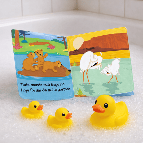 É Hora do Banho! (Livro de Banho para Bebês)