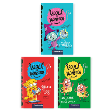Kit Escola de Monstros - 3 Livros