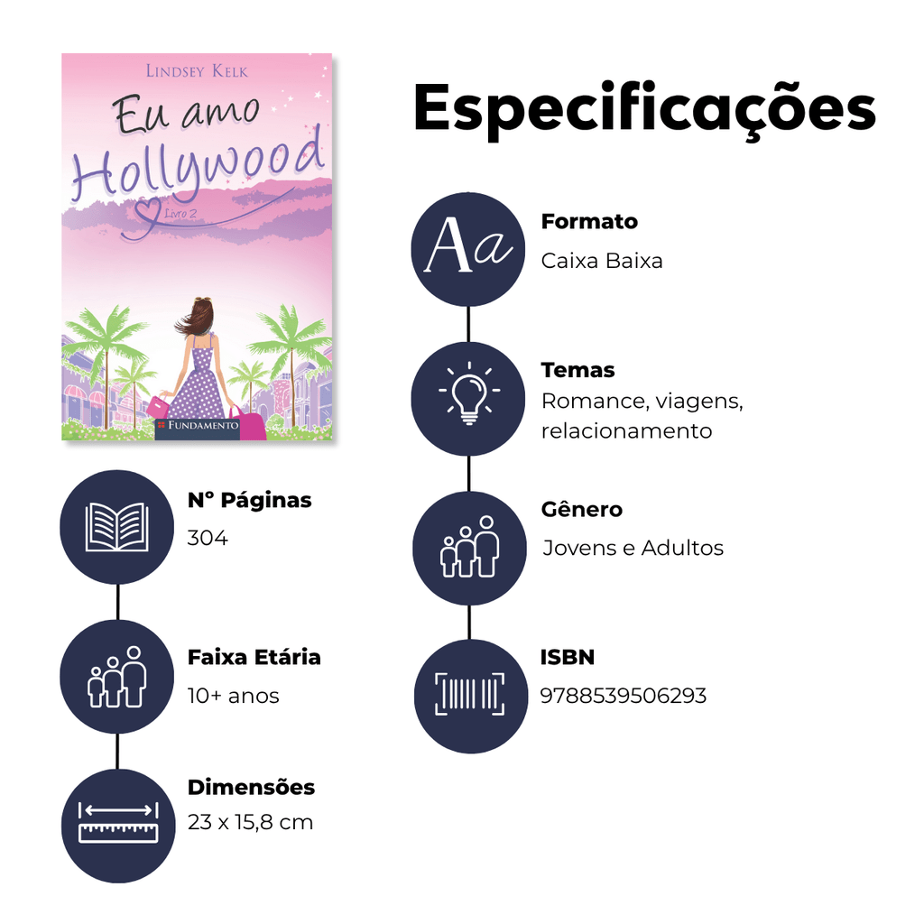Eu Amo Hollywood - Editora Fundamento livro_infantil